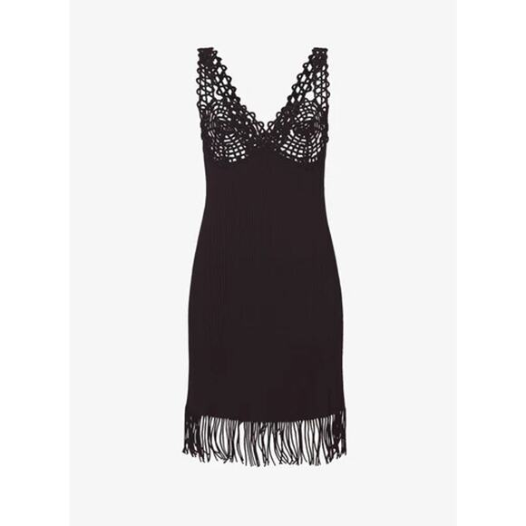 Proenza Schouler Embroidered Viscose Knit Dress - Picture 5 of 12